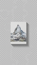 Matterhorn Wall-Mounted Mountain Model