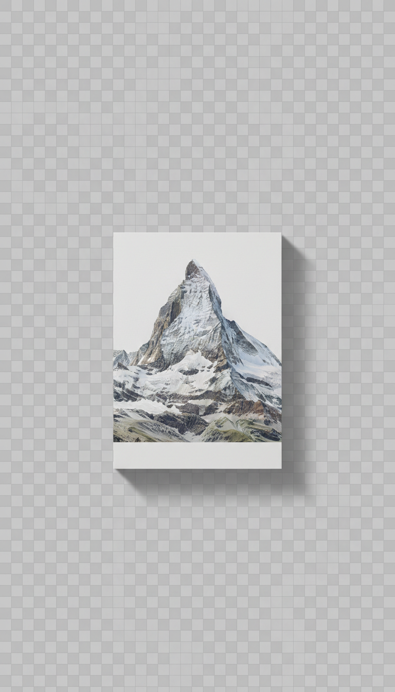 Matterhorn Wall-Mounted Mountain Model