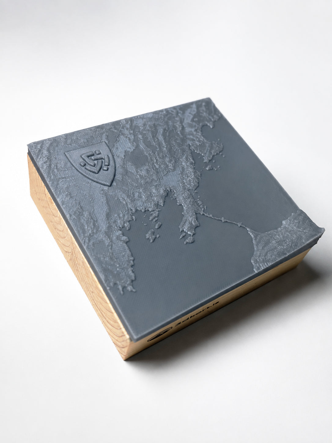 Borgarnes, þrívíddarkort (10x10)