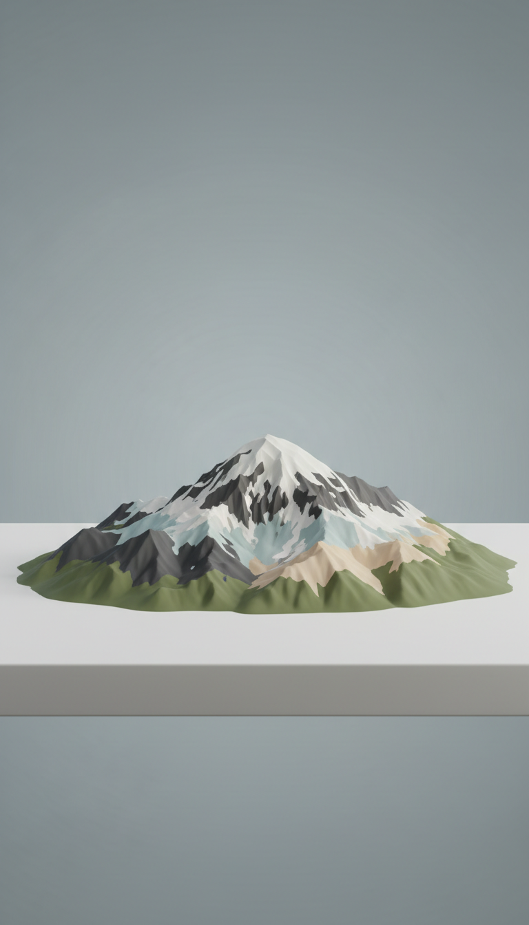 Denali Desktop Mountain Model