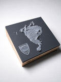 Heimaey 3D relief map